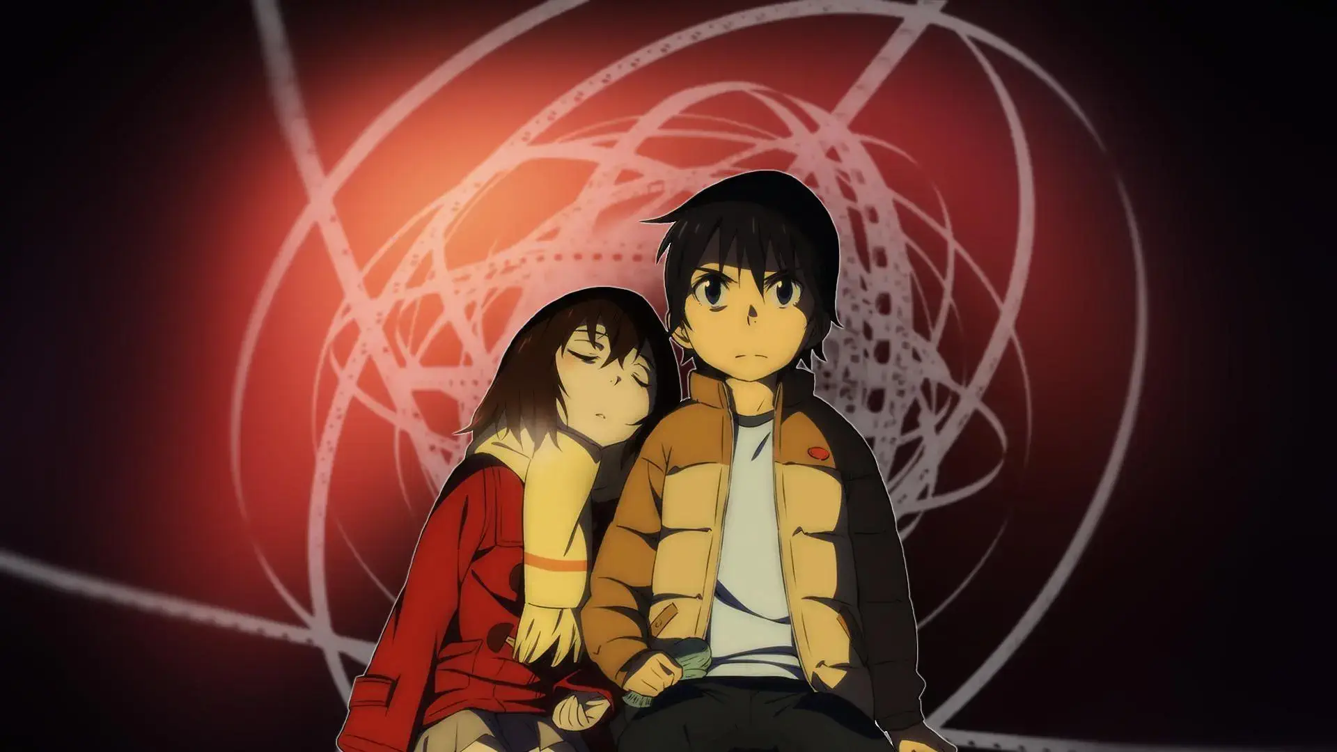 Erased anime ve manga serisi karakterleri, Satoru Fujinuma, Kayo Hinazuki, gizem, cinayet, zaman yolculuğu, psikolojik, gerilim.